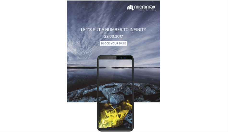 Micromax Canvas Infinity with 18:9 aspect ratio set to launch on August 22