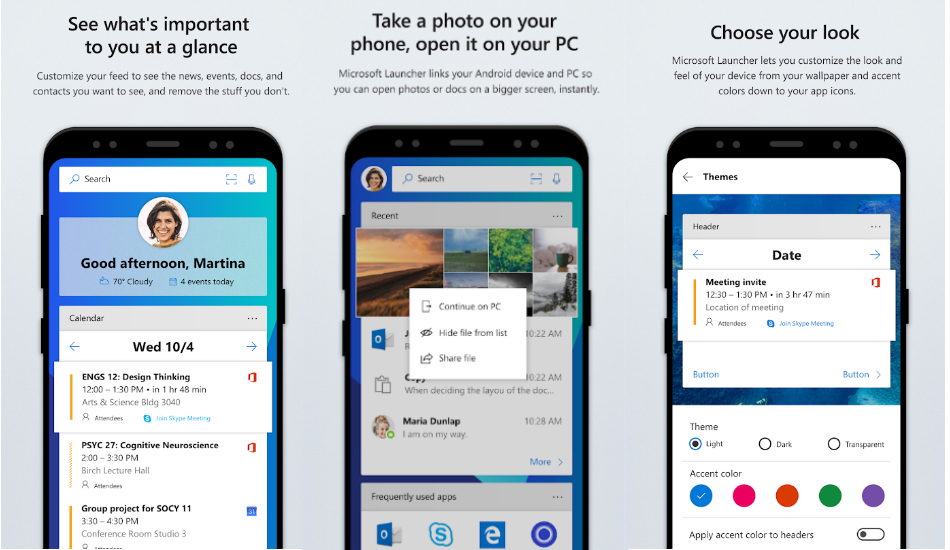 Microsoft Launcher 5.0 for Android adds Timeline support, redesigned Feed