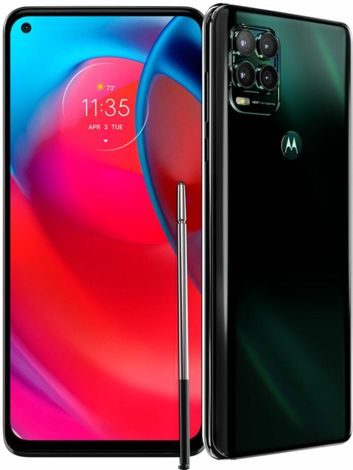 Moto G Stylus 5G press render leaked, shows quad-camera setup