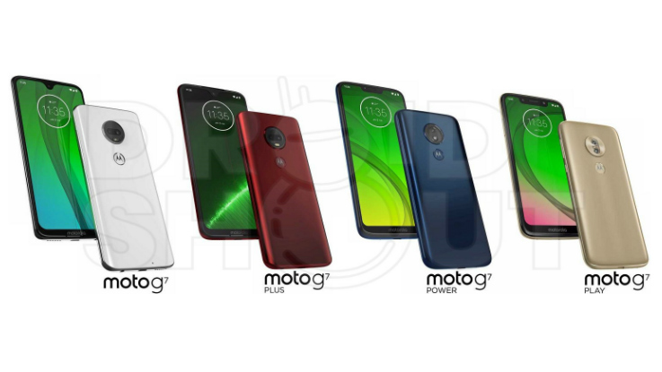 Moto G7 series press renders surfaced online