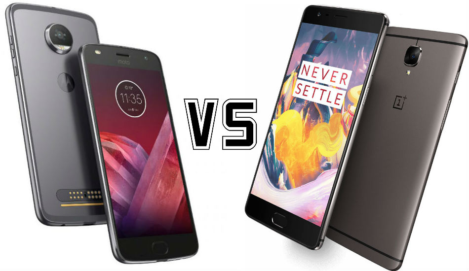 Motorola Moto Z2 Play vs OnePlus 3T: Who will come out strong?