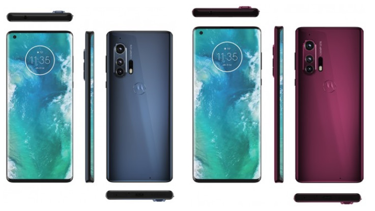 Motorola Edge+ renders reveal waterfall display, punch-hole design and more