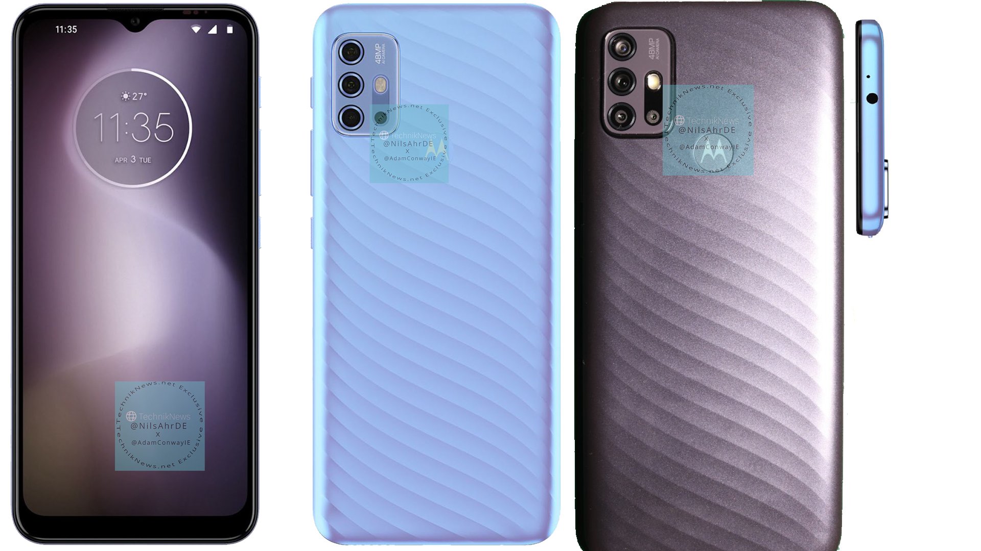 Motorola G10, G30, G40, E7 Power key specifications, renders leaked