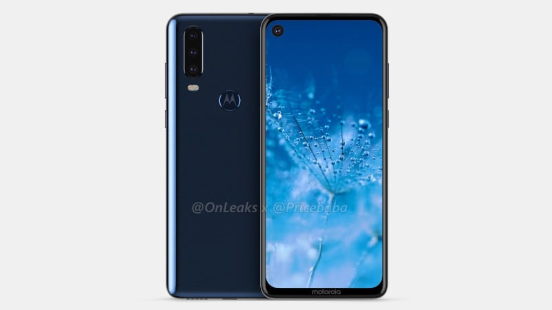 Motorola P40 Power renders surface, reveal punch-hole display, triple