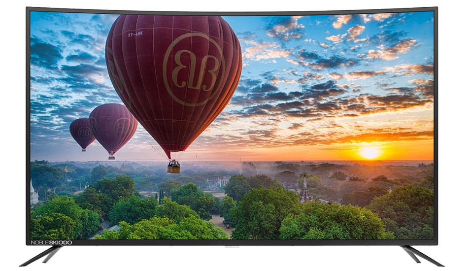 Noble Skiodo launches 55-inch Ultra HD Smart Curved LED TV at Rs 69,999