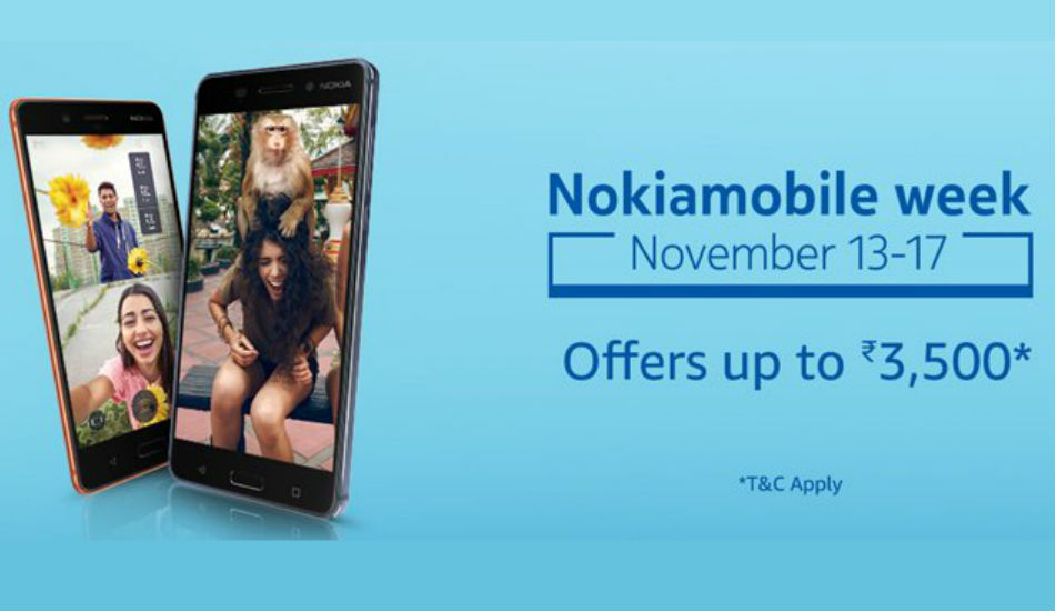 Nokia 6 and Nokia 8 gets limited time discount on Amazon India