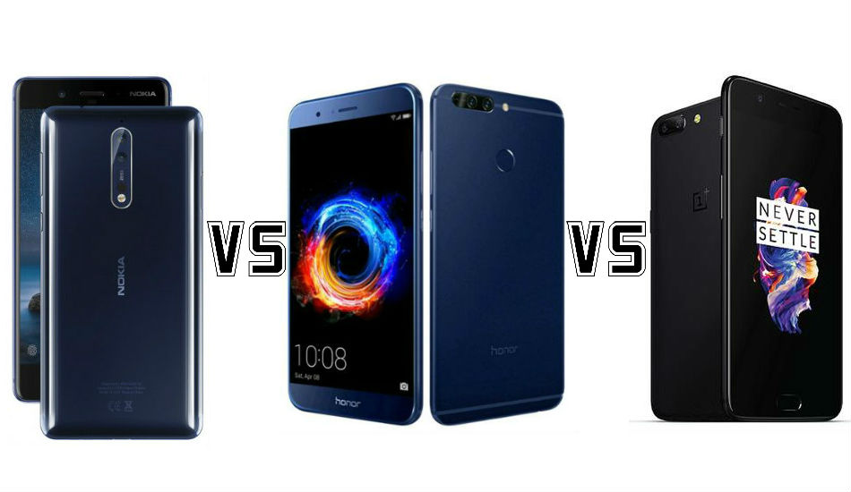 Nokia 8 vs Honor 8 Pro vs OnePlus 5: Which one will be people’s new favourite?