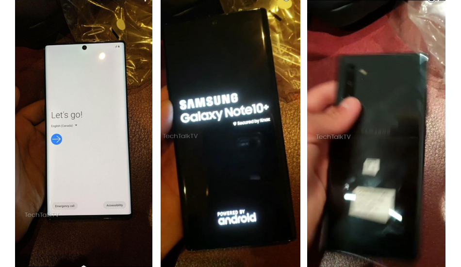 Samsung Galaxy Note 10 Plus images leaked for the first time