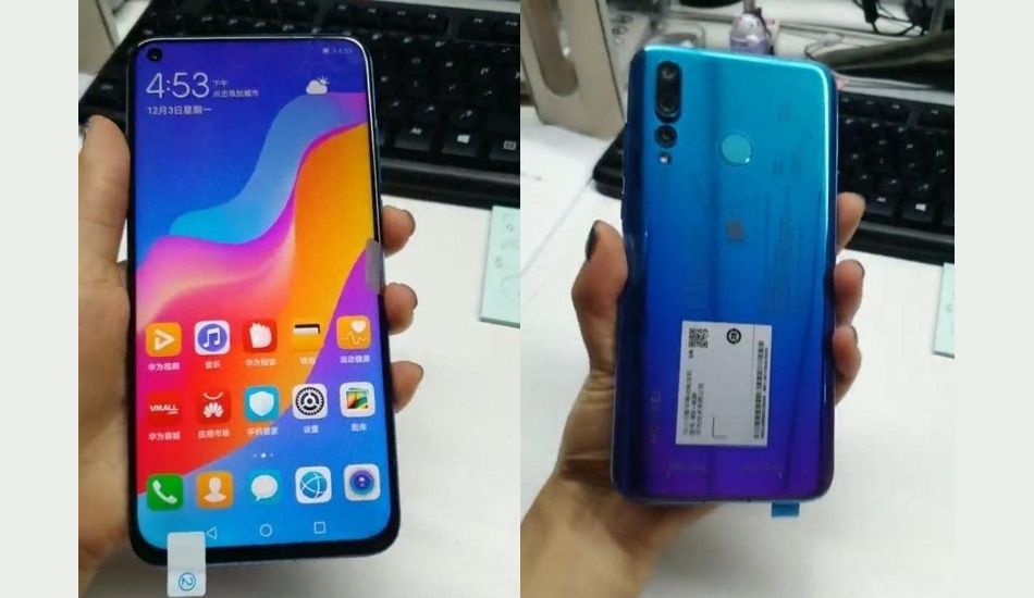 Huawei Nova 4 images leaked, reveal in-screen camera and triple cameras