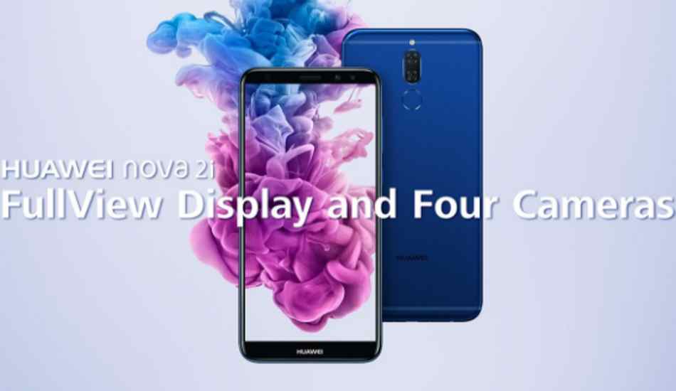 Huawei Nova 2i launched with four cameras and FullView display