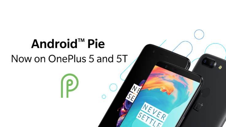 OnePlus 5, 5T start receiving stable Android Pie update