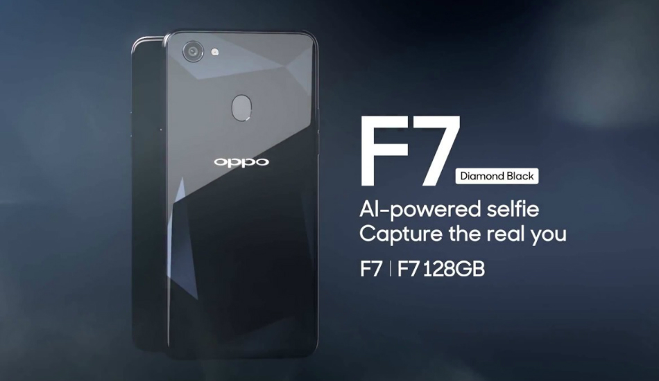 Oppo F7 Diamond Black Edition with 6GB RAM, 128GB storage unveiled in India