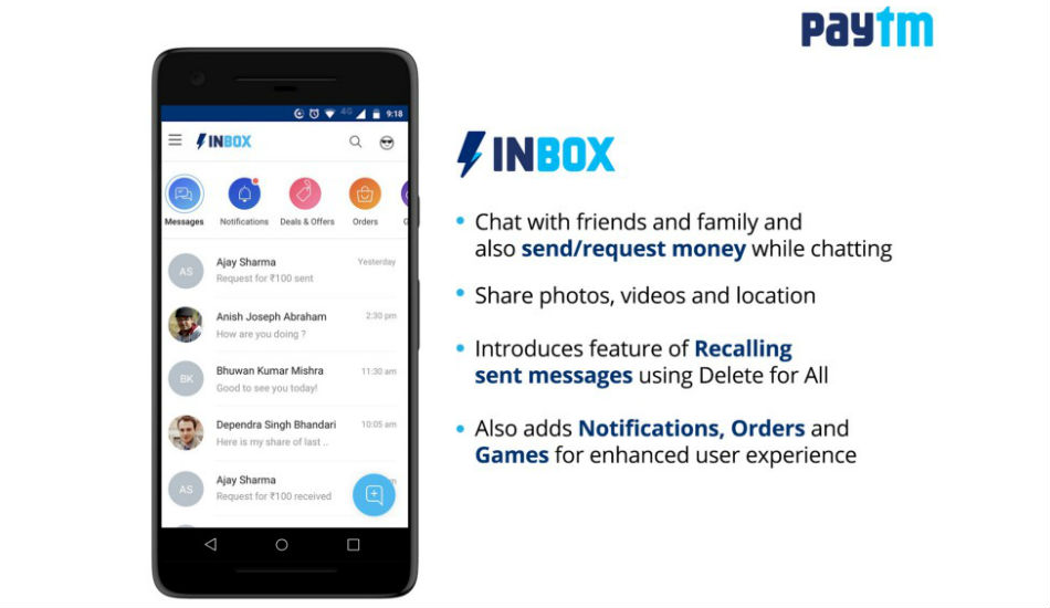 Paytm launches Inbox: May not be able to take on WhatsApp