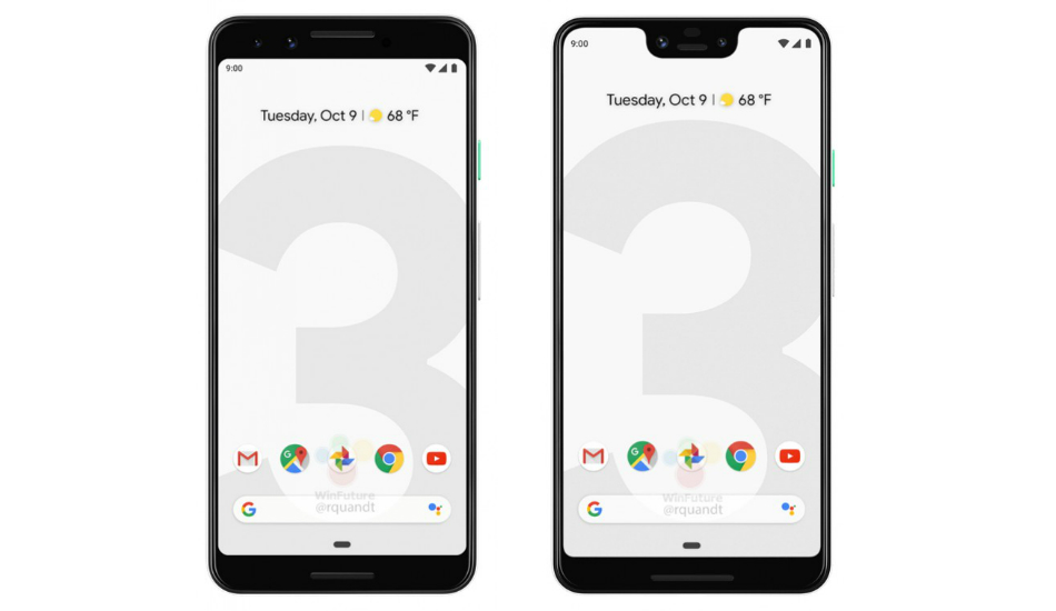 Google Pixel 3, Pixel 3 XL 'almost' official renders reveal Black & White  variants
