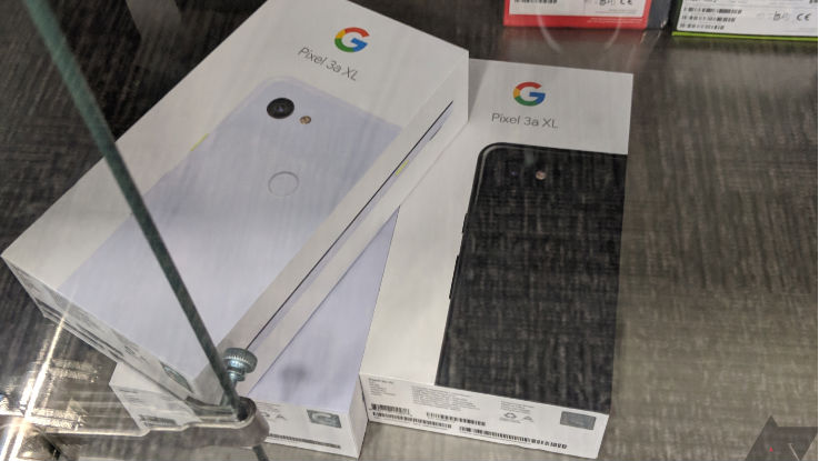 Google Pixel 3a XL retail box packaging leaked online