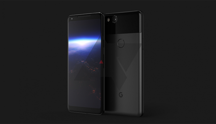 Google Pixel 2 and Pixel 2 XL 3D renders leaked online