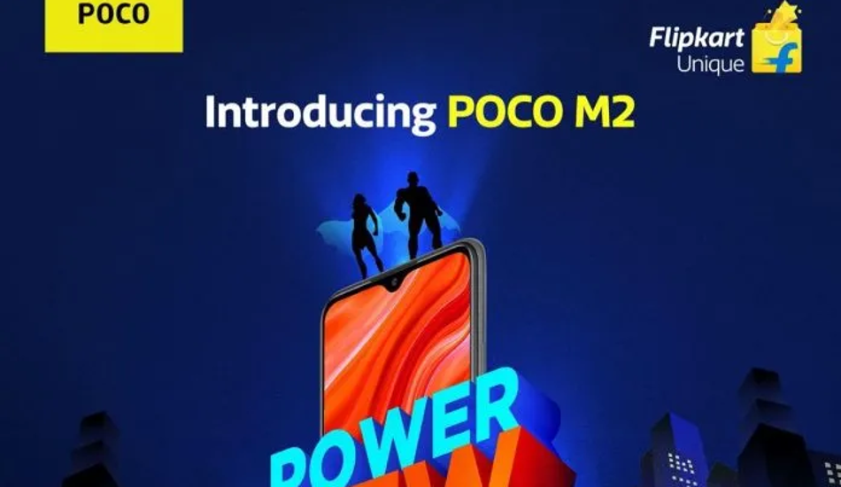 Poco M2 to go on sale for the first time today via Flipkart