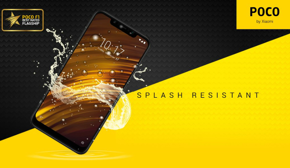 Xiaomi confirms Poco F1 has P2i splash resistance, Quick Charge 4.0 support