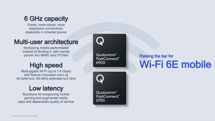 Qualcomm FastConnect 6900, FastConnect 6700 with 6 GHz Wi-Fi 6E and Bluetooth 5.2 announced