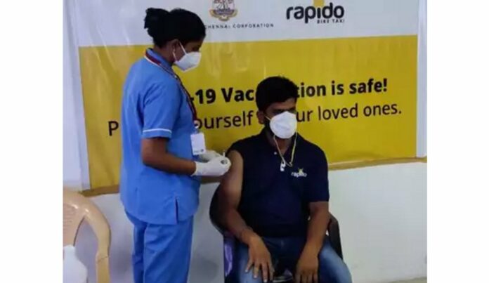 Rapido vaccinates Captains (Driver Partners) in Chennai