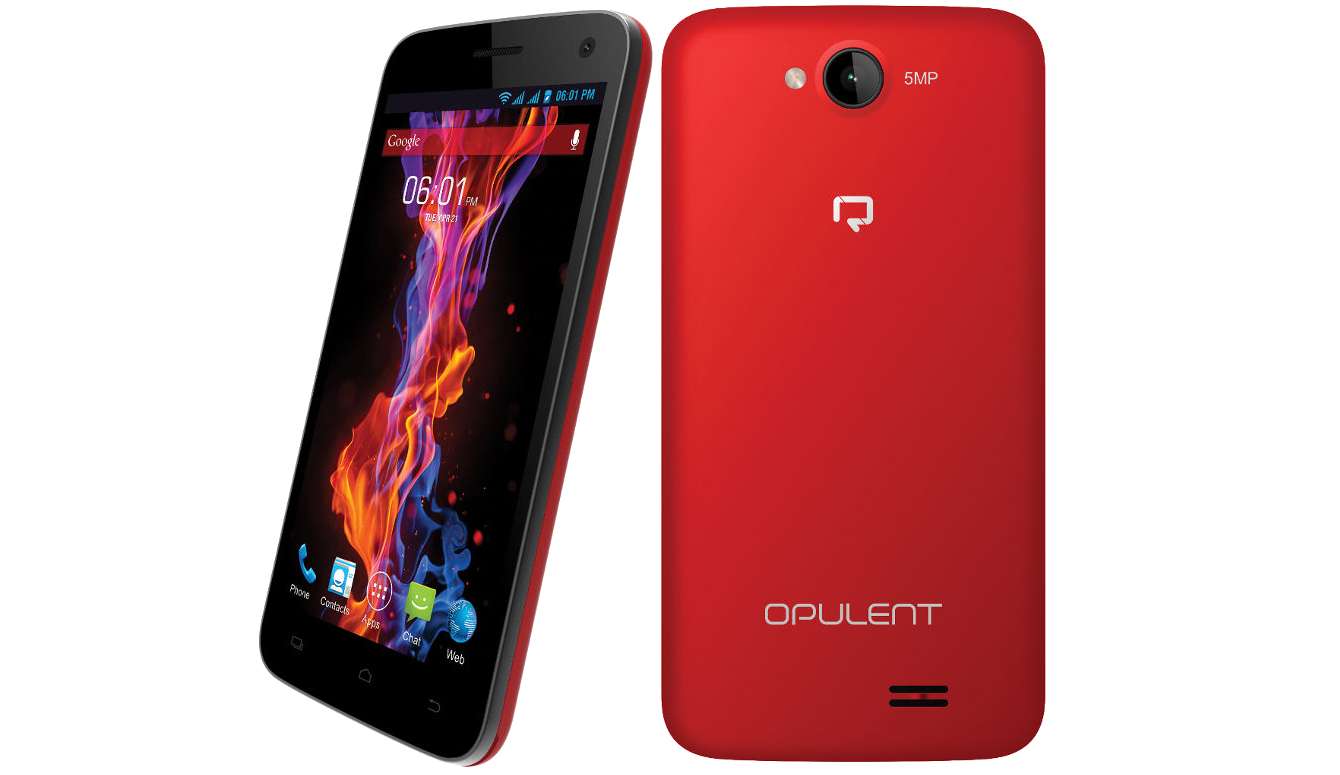 Reach Opulent with 5 inch display, 1GB RAM launched at Rs 3,599