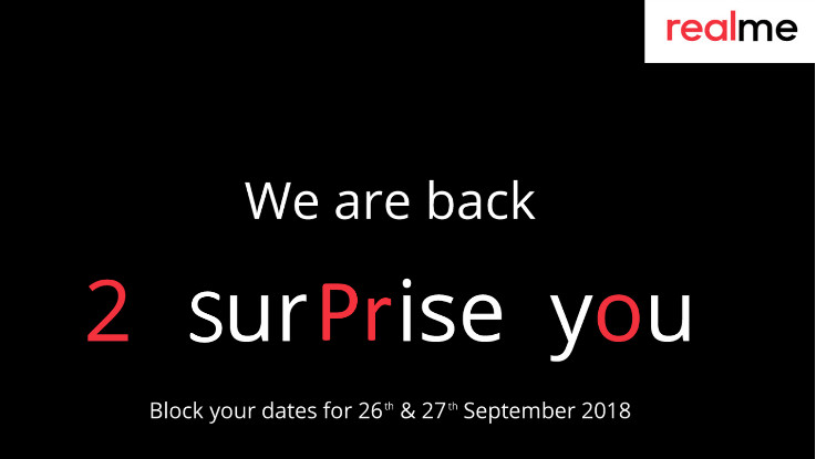 Realme 2 Pro to be announced on September 27 in India