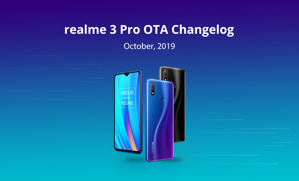 Realme 3 Pro new update brings Dark Mode, October Security Patch and more