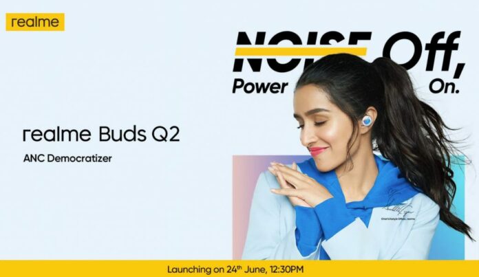 Realme Buds Q2 launching in India on June 24