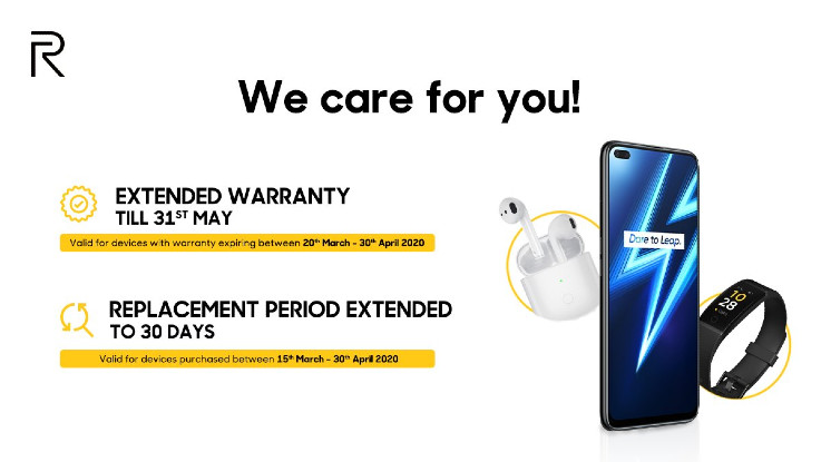 Realme announces extended warranty on its smartphones during Coronavirus lockdown