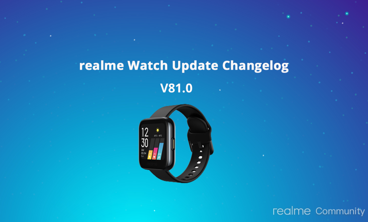 Realme Watch receives an update with improved notification management, battery optimizations and more