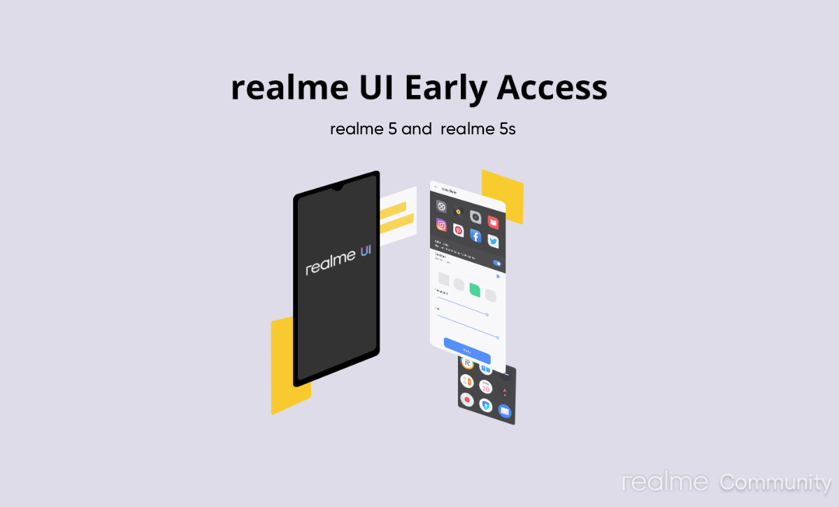 Realme UI early access programme for Realme 5, Realme 5s launched