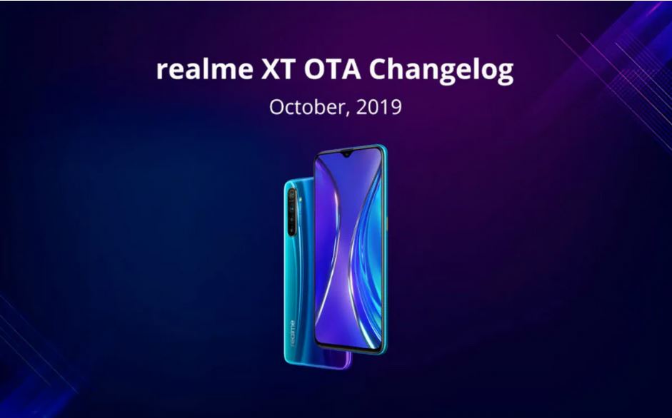 Realme XT starts receiving new update with Dark Mode, October Security Patch and more