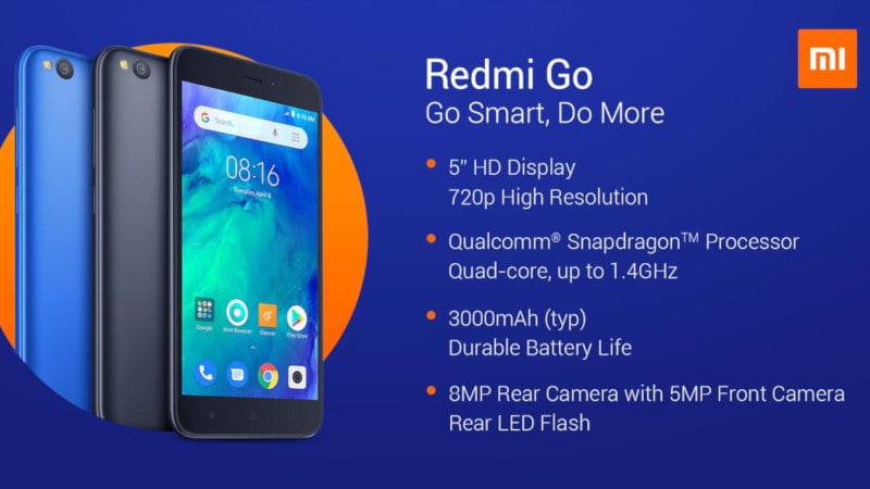 Xiaomi Redmi Go 16GB storage variant launched for Rs 4,799