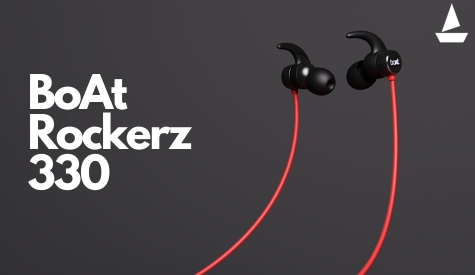 BoAt Rockerz 330 wireless earphones announced with 30-hour dynamic playback, IPX5 resistance and more