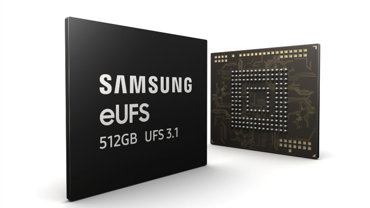 Samsung begins mass production of its new 512GB eUFS 3.1 storage