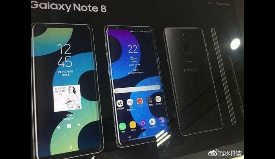 Samsung Galaxy Note 8 leaked render confirms dual-camera setup, 6.3-inch screen