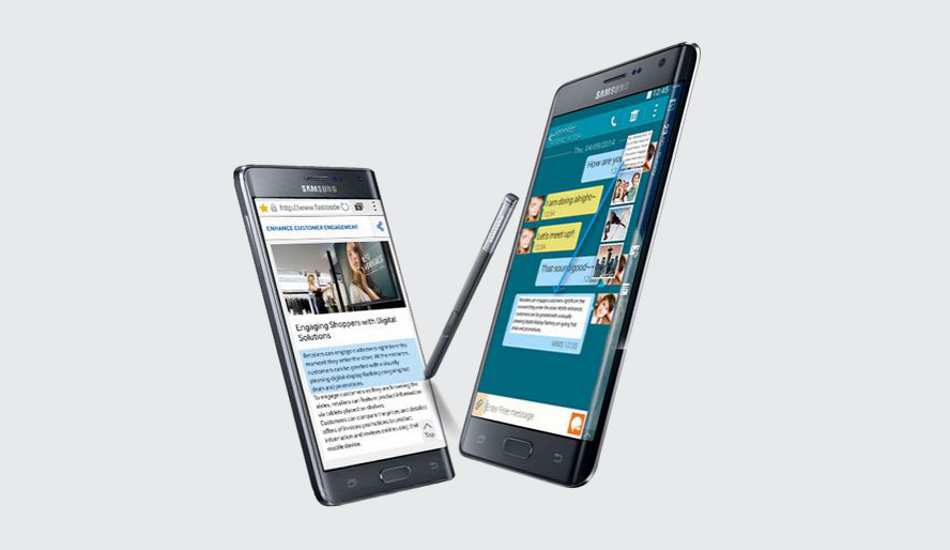 Samsung Galaxy Note Edge up for pre-order, releasing this Jan 5