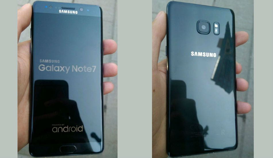 Samsung Galaxy Note 7R live images leaked online