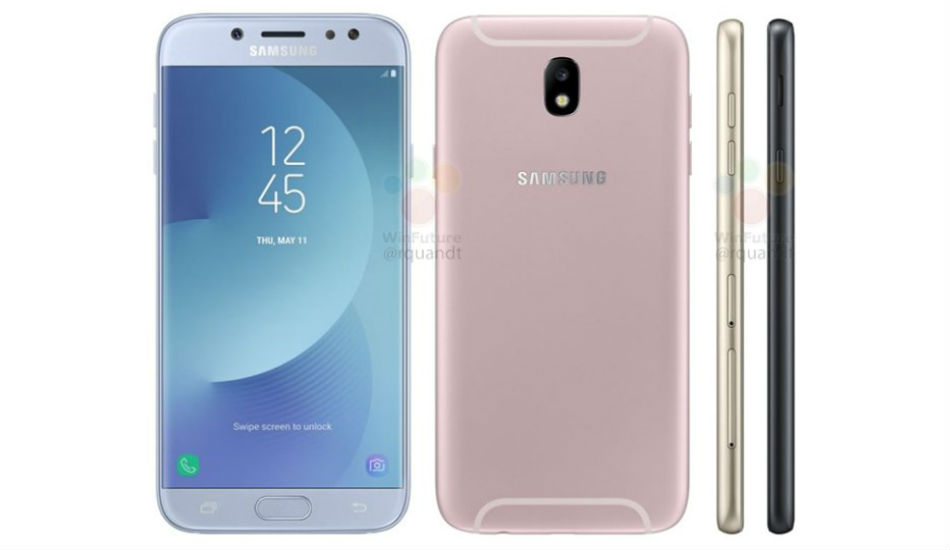 Samsung Galaxy J7 (2017) press renders shows four new colour variants