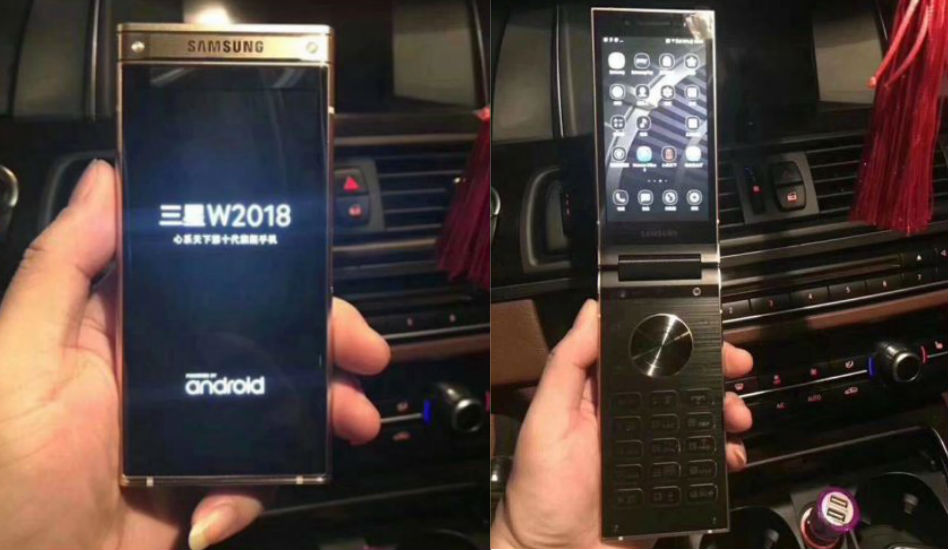 Samsung SM-W2018 flip phone leaked in new hands-on images