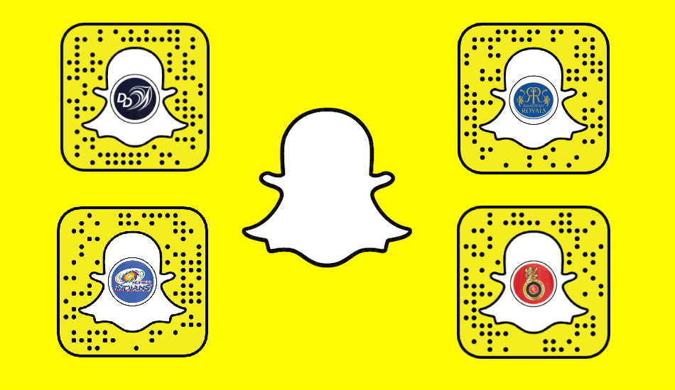 Snapchat teams up with four IPL franchises