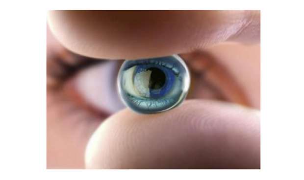 Smart contact lenses that displays SMSes