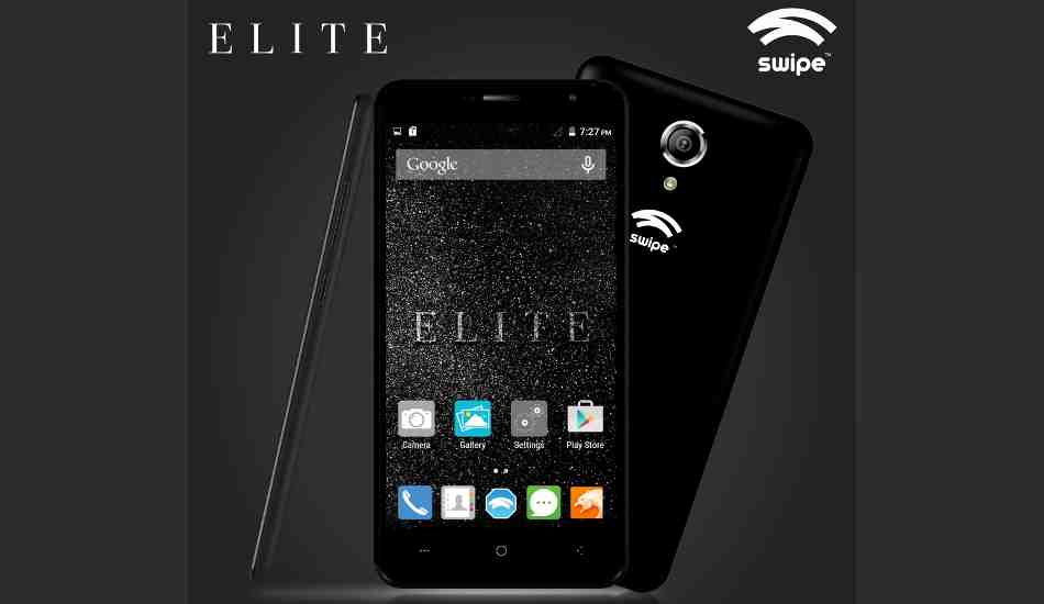 Swipe Elite 4G with 5 inch display and quad-core CPU lauched at Rs 3,999