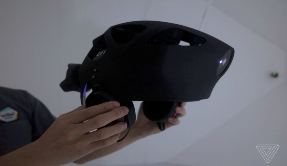 Sony showcases a projector helmet