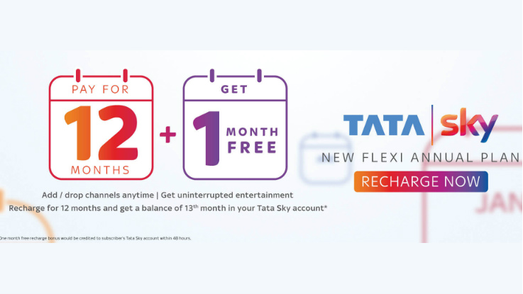 Tata Sky introduces New Flexi Annual Plan in India