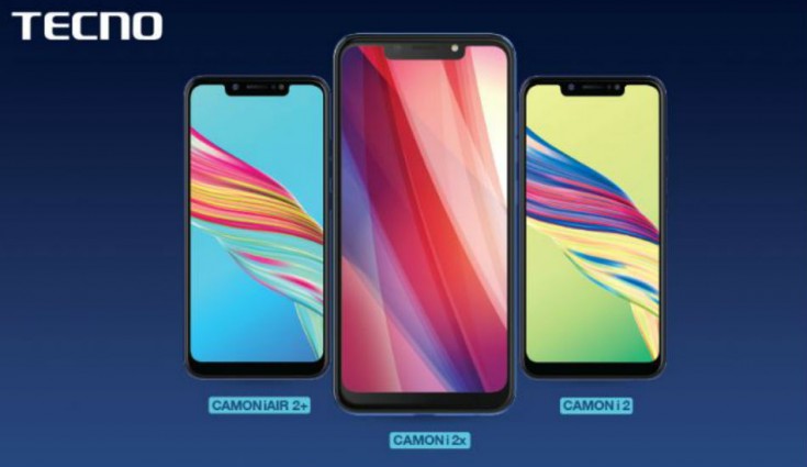 Tecno CAMON iAIR2+, CAMON i2 and CAMON i2X launched in India