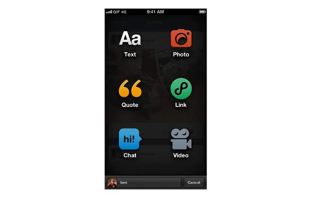 Tumblr app revamped for iOS
