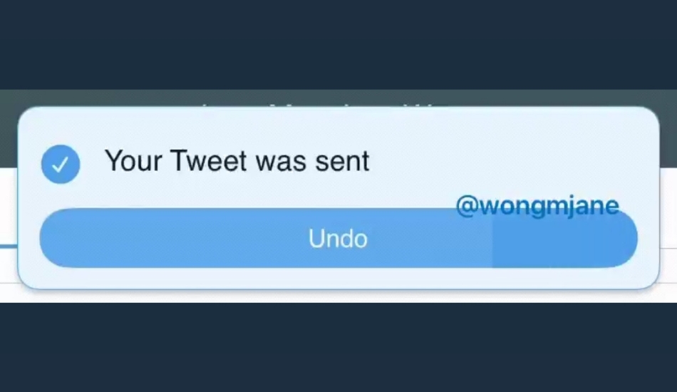 Twitter is working on an 'Undo Send' button, the next best thing after an edit button