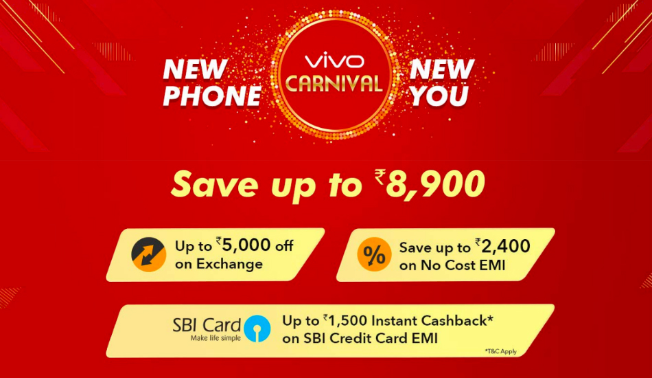 Vivo Carnival on Amazon: Discounts on Vivo NEX, V11 Pro, Y95 and more