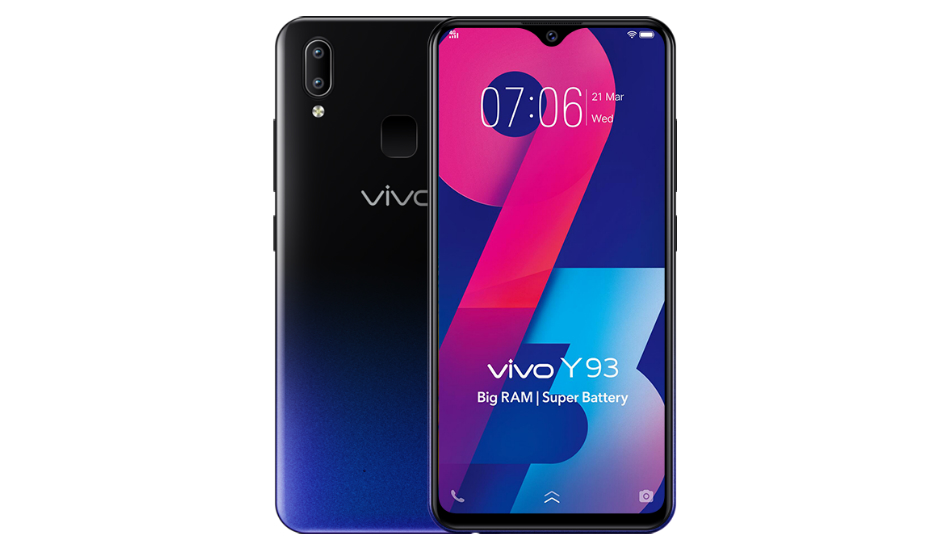 Vivo Y93 with Helio P22 processor listed officially ahead of launch in India